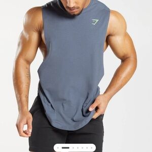 Gymshark Men's Gray Sleeveless Tank